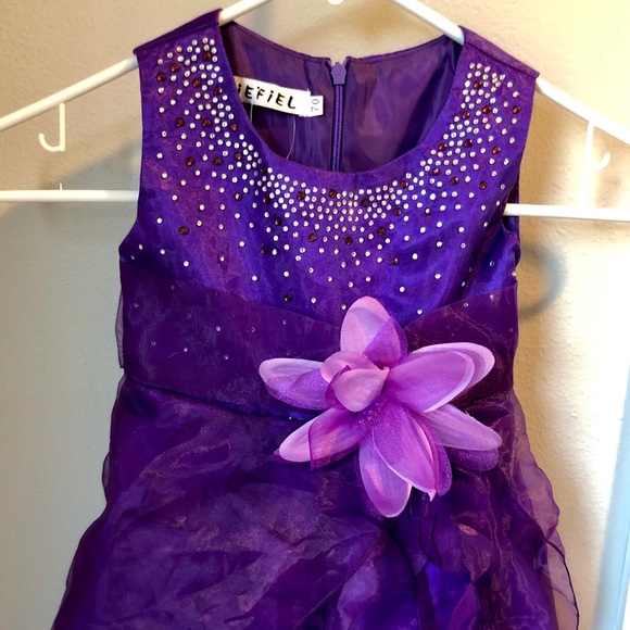 IEFIEL Other - 🎯Girls Toddler Dress NWOT, 2T, Purple🎯
